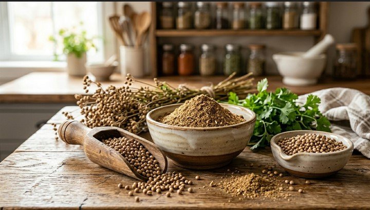 Coriander Seeds & Powder